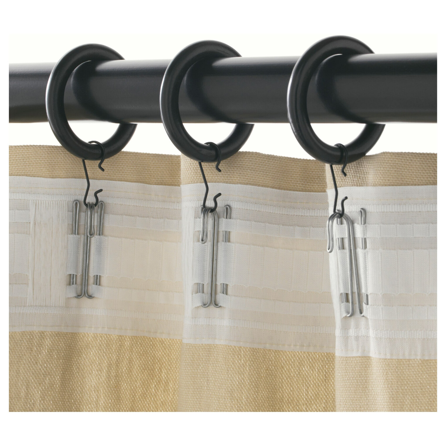 How to hang curtains from ceiling with command hooks