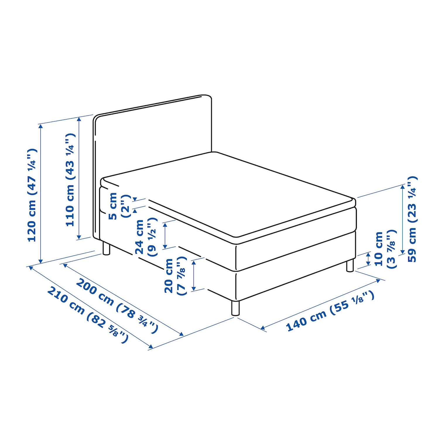 Двуспальная кровать размеры. Кровать ikea LAUVIK. Ширина двуспальной кровати икеа. Двуспальная кровать габариты ikea. Икеа кровать высота кровати.