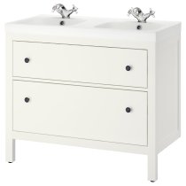 IKEA Тумба з двома раковинами HEMNES / ODENSVIK (ИКЕА ХЕМНЭС / ОДЕНСВИК)