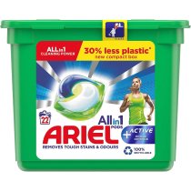 Капсули для прання Ariel Extra All in One Active Odour Defence 22 шт.