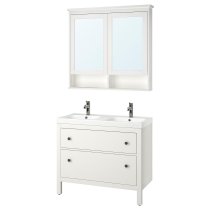 IKEA Комплект меблів для ванної HEMNES/ODENSVIK (ИКЕА ХЕМНЭС / ОДЕНСВИК)