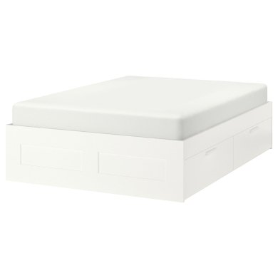 IKEA Каркас кровати с ящиками BRIMNES (ИКЕА БРИМНЭС) 50228717