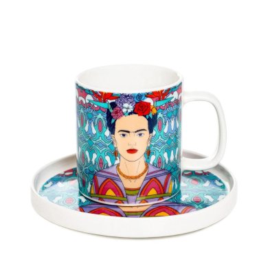 Чашка с блюдцем Homla FRIDA KAHLO 200 мл Принт 226240