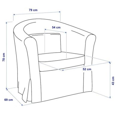 IKEA Каркас кресла TULLSTA (ИКЕА ТУЛЬСТА) 30410326