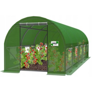 Парник теплиця Garden Line 8x3x2 м Зелений TUN5620