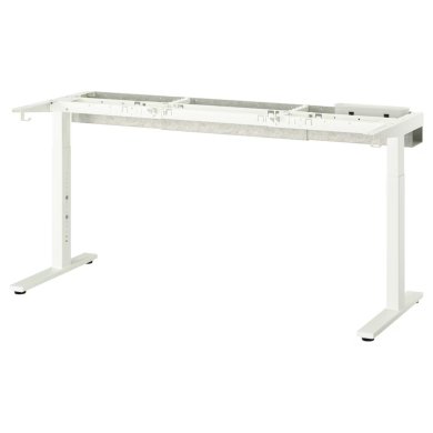 IKEA Основа для стола регулируемая MITTZON 120/140/160x60 см Белый 30527920